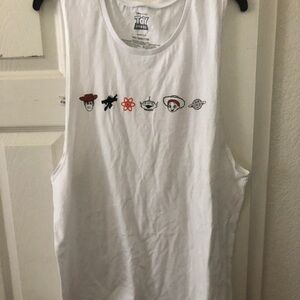 Disney White Toy Story Tank Top